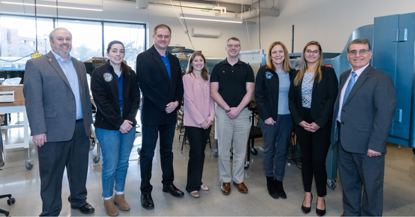 Group of pratt and whitney engineers and employees